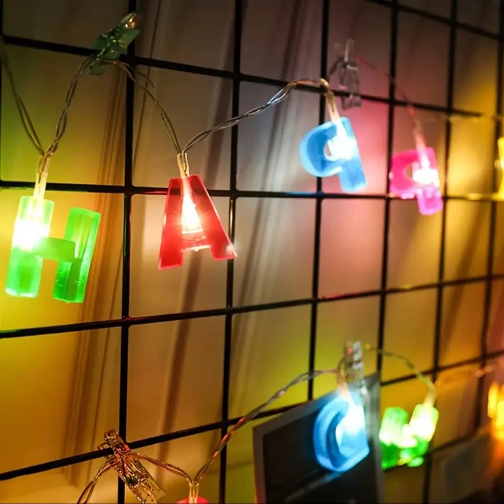 Green and Yellow Party Lights for Birthday Celebrations, Battery Operate…